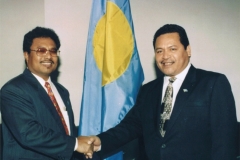 Ambassador Kyota and President Remengesau